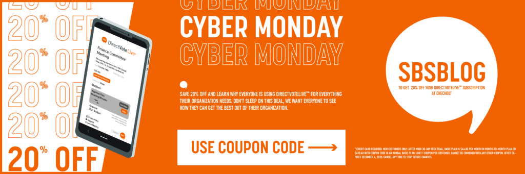 Cyber Monday Deal for Member Elections or Online Voting for Coops or Associations