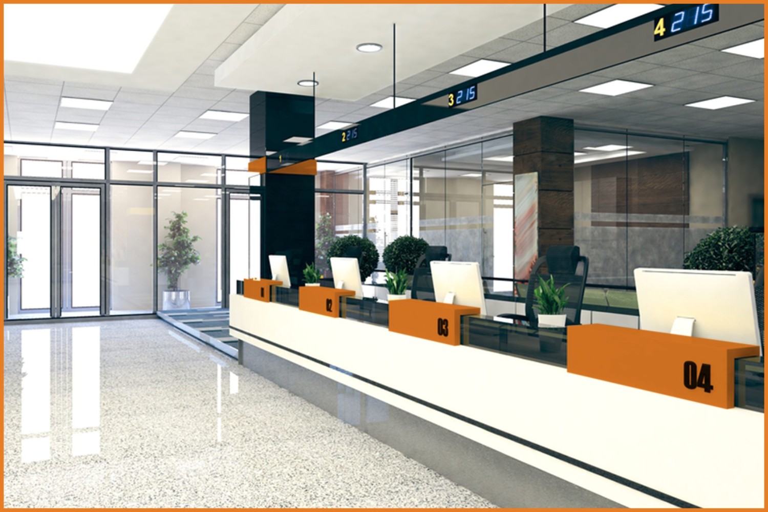 Credit Union lobby